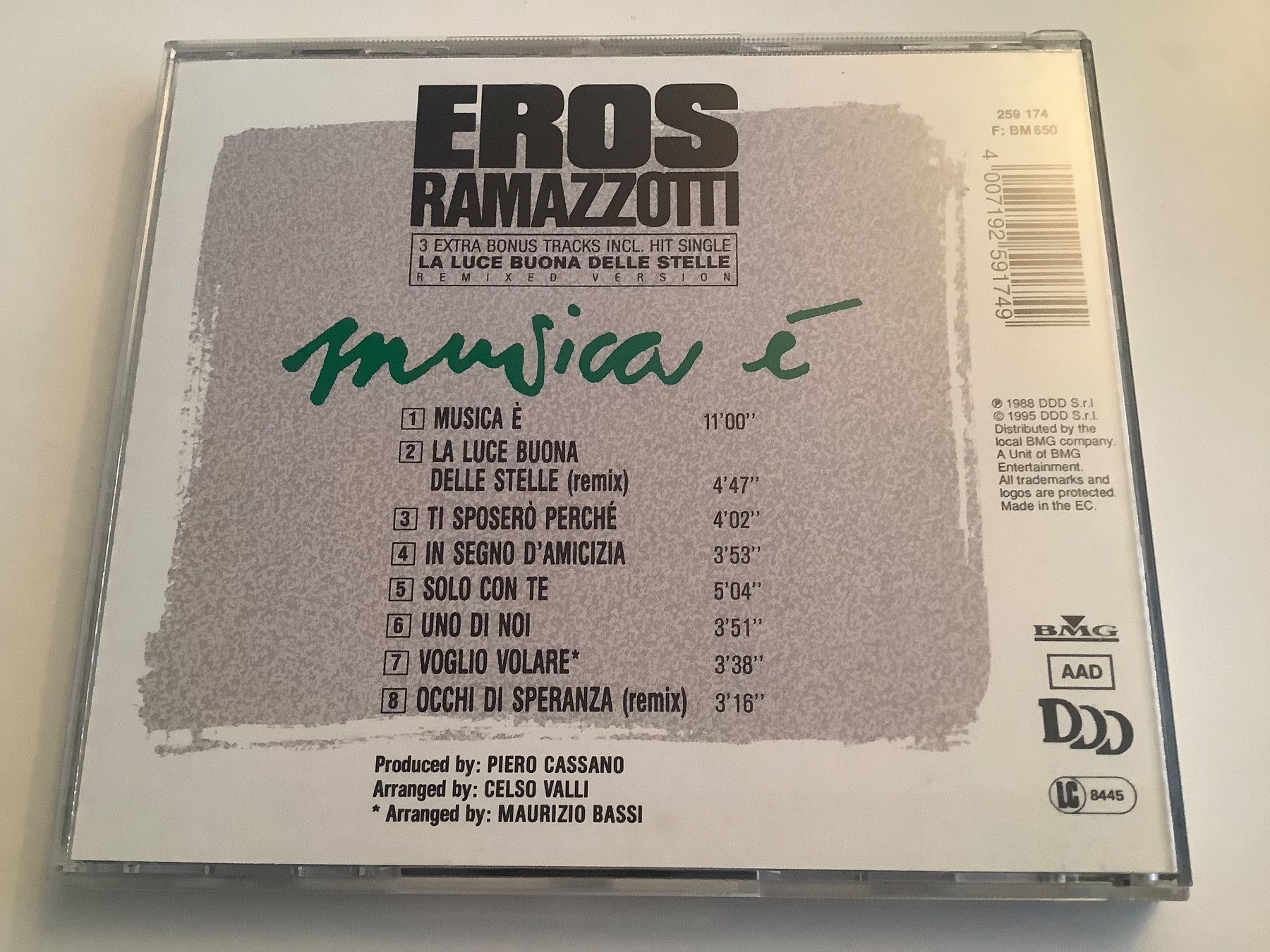 CDs: Eros Ramazotti / Musica E – Gebraucht aus Dübendorf von Troll_88 1