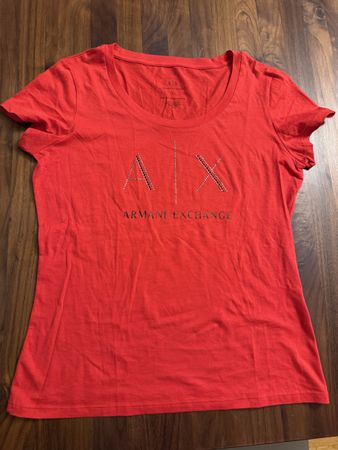 Armani Exchange AX Damen T-Shirt, Gr. L 100% Baumwolle