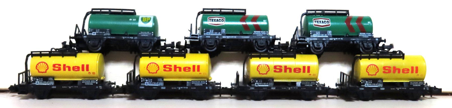 Trix Modellini di ferrovie: Minitrix - 7 wagons citernes – Usato da Belfaux venduto da GauMike