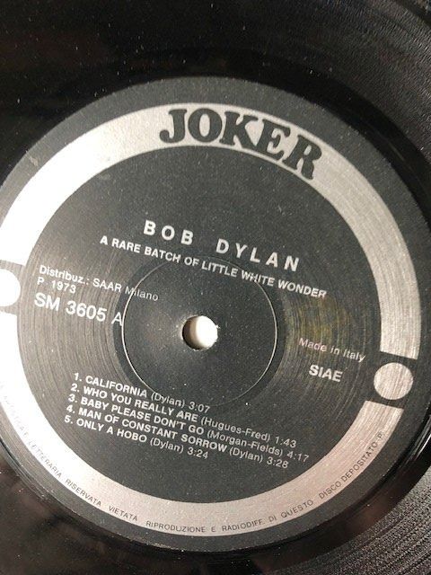 Dischi in vinile: Bob Dylan – Usato da Aarwangen venduto da Jukebox3 5