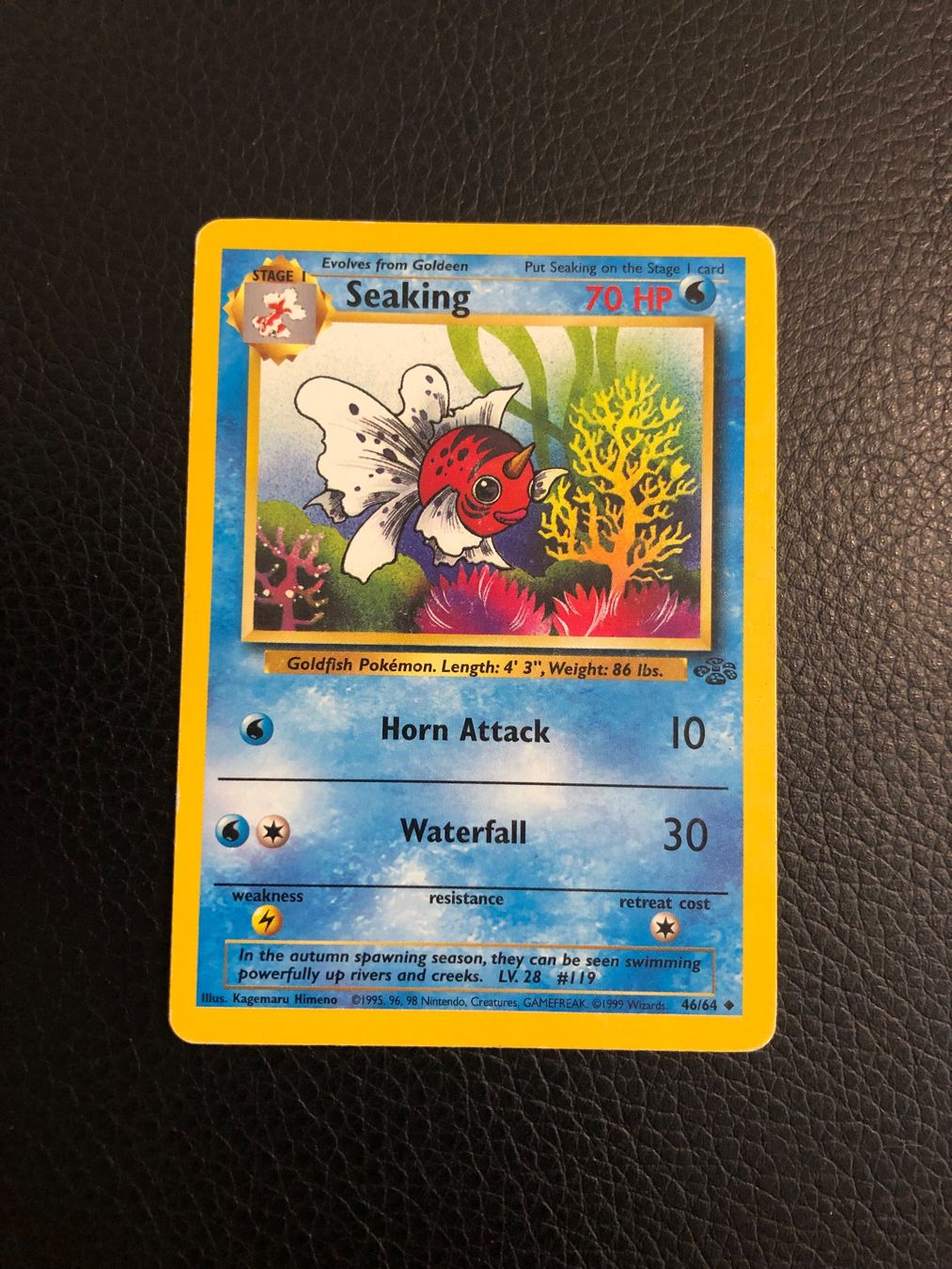 Pokémon Carte collezionabili: 1999 Jungle Seaking 46/64 Ab 1 – Usato da Paradiso venduto da Pkmn10