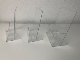 6 Prospektständer, Acrylglas für Format A4