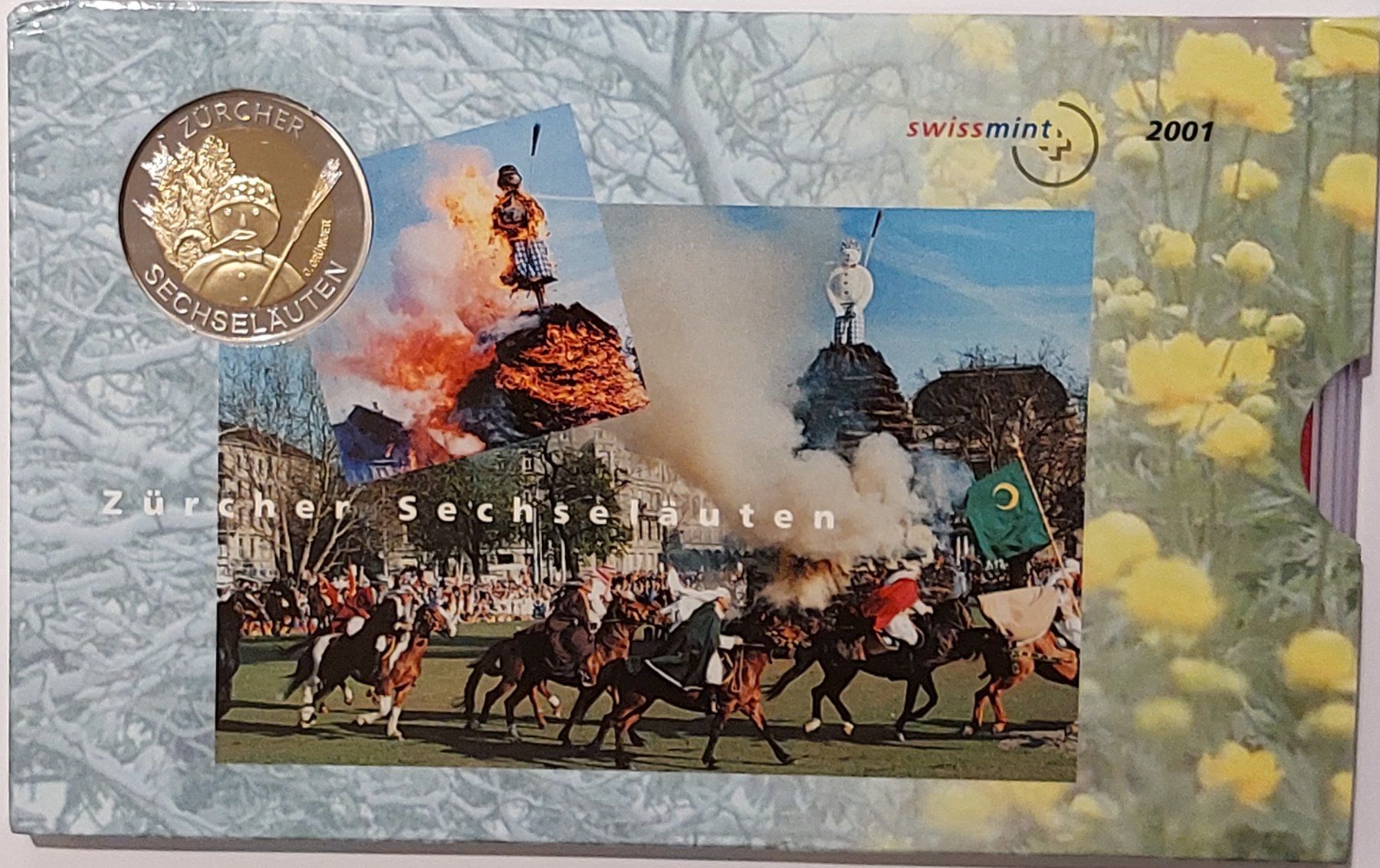 Tutti le monete: CH - Münzsatz 2001 stgl – Nuovo e nell'imballaggio originale da Arch venduto da moneyswiss 2
