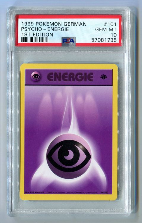 PSA 10 Psycho Energie 101/102 Basis Set 1.Edition Deutsch | Kaufen auf ...