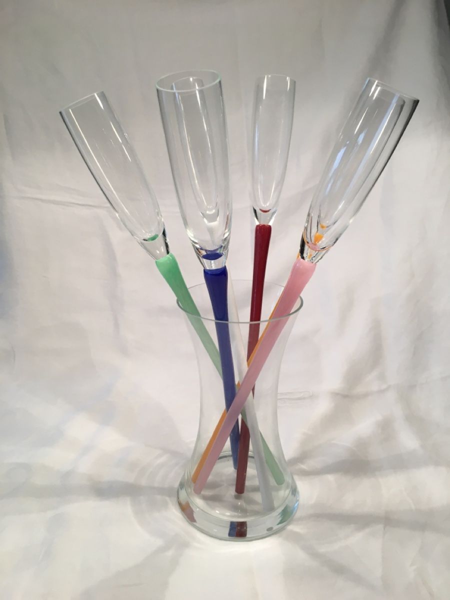 Bicchieri: Champagner-Gläser / Flüte / Glas /Gläser – Nuovo (secondo la descrizione) da Reitnau venduto da rko_29kn 2
