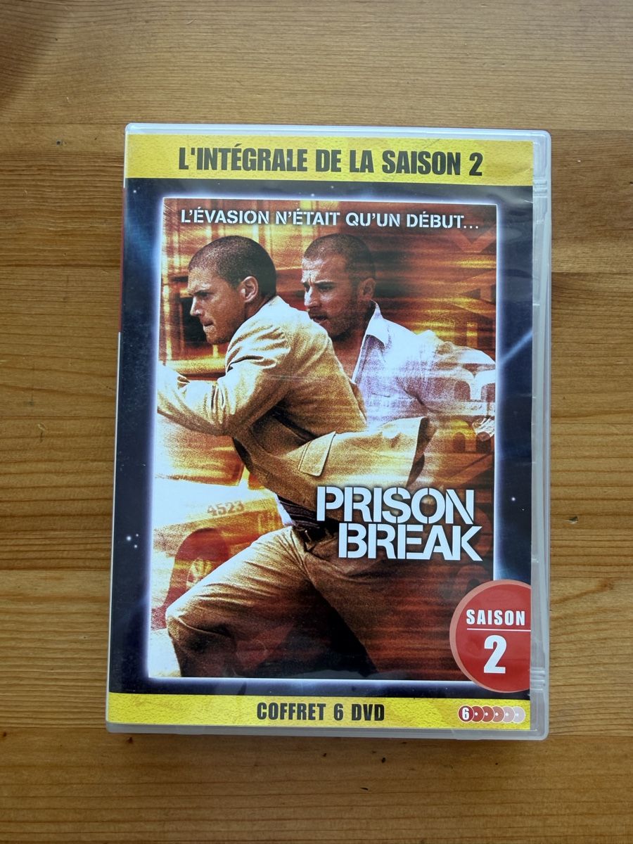 Tutti i DVDs: DVD série Prison Break saison 2 – Usato da Chêne-Bougeries venduto da PPP1224