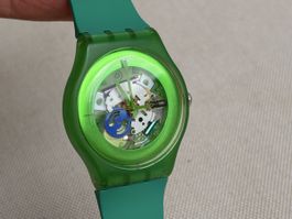 Swatch New Gent Grün, selten getragen