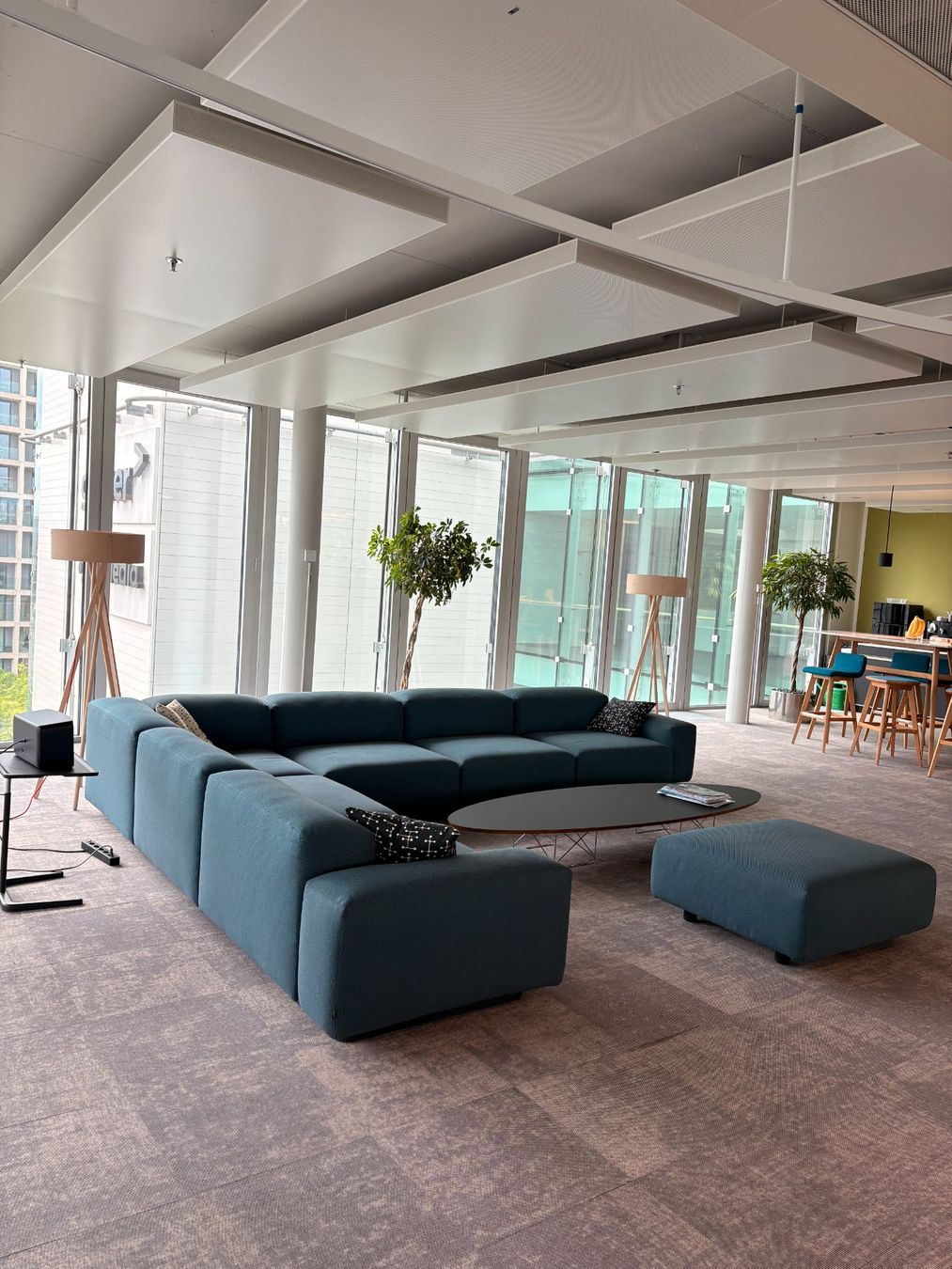 Vitra Divani: Vitra Sofa / Lounge-Sofa – modular, gross, petrolblau – Usato da Zürich venduto da eli_hf5m 1