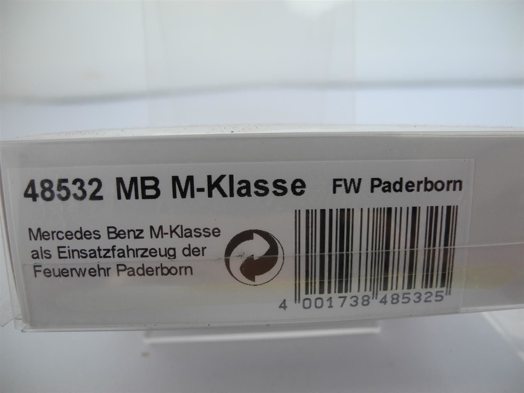Busch Modellini d'auto: Busch 48532 "FW Paderborn", Nr. t61 – Nuovo e nell'imballaggio originale da Kottwil venduto da Crazyrolf 2
