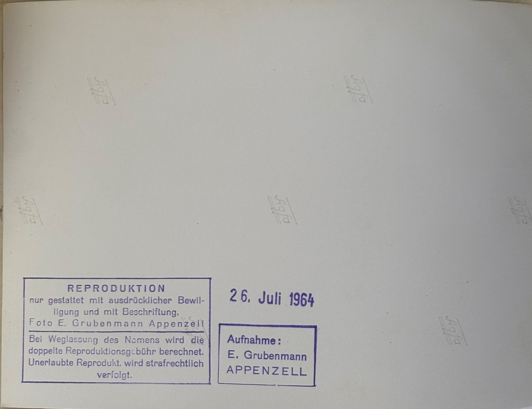 Cartes postales: Foto E. Grubenmann, Appenzell, 13 x 18 cm – D'occasion à Frauenfeld par Merk52 1
