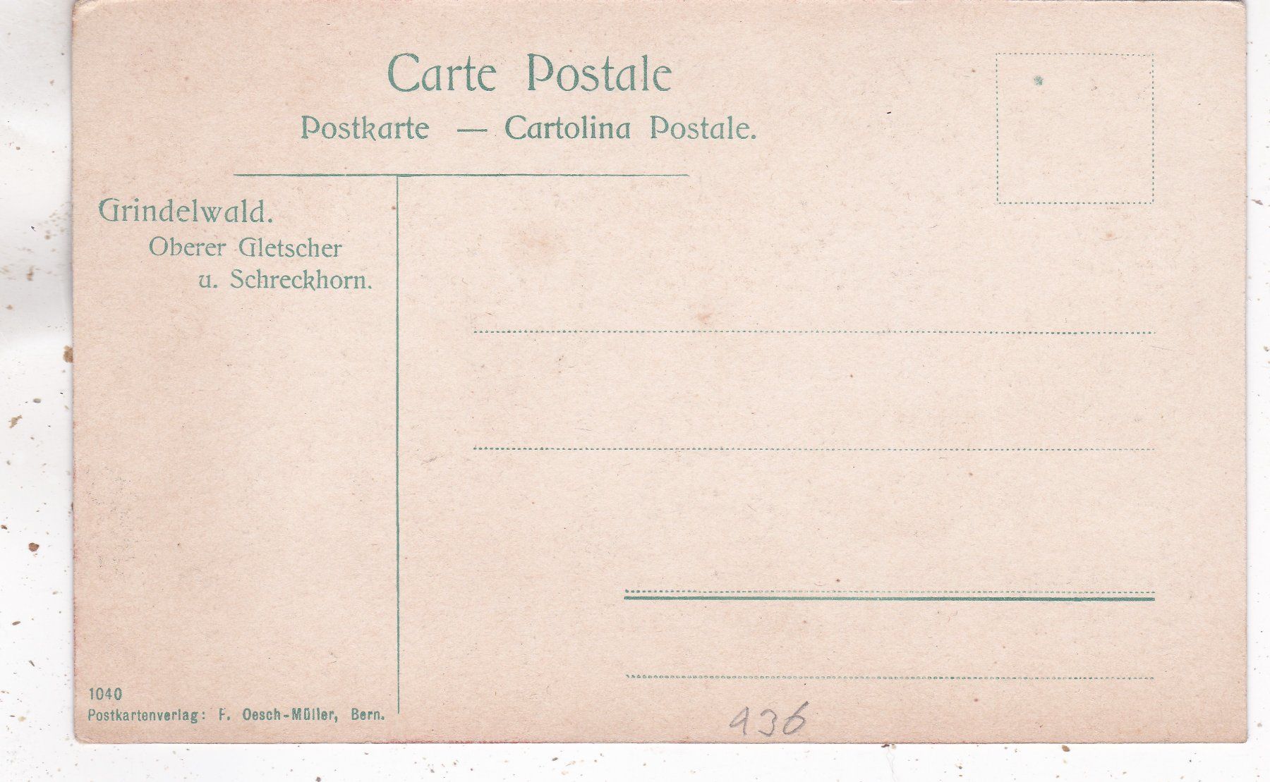 Cartoline postali: Grindelwald – Usato da Herisau venduto da Lisegrat2008 1