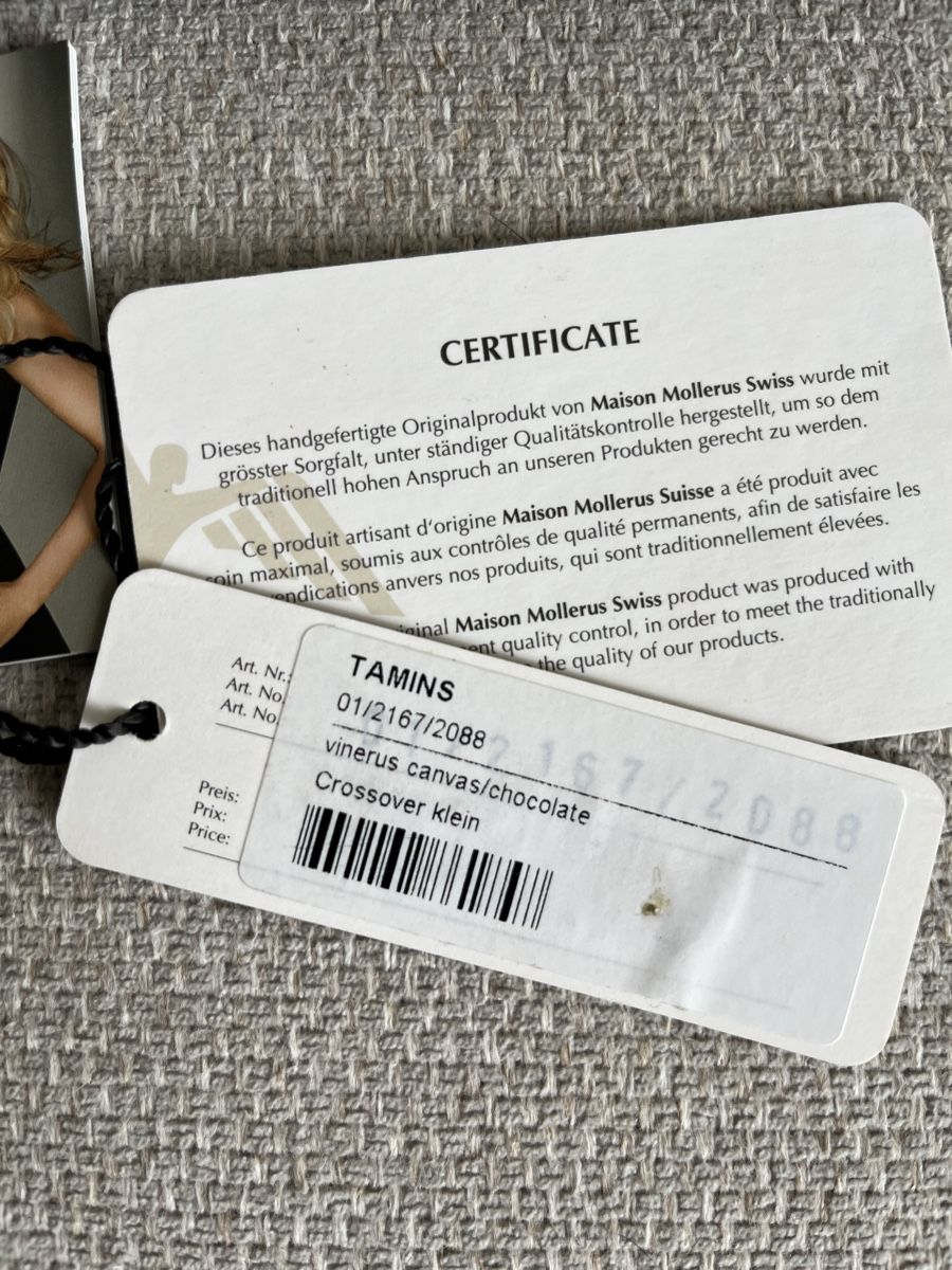 Maison Mollerus Borse da donna: Maison Mollerus Tamins Crossover Bag Brown – Usato da Lausanne venduto da Danash 1
