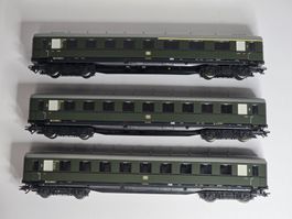Märklin, Schürzenwagen, DB, grün, aus Anfangspackung, NEU