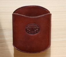Leder Etui Täschchen Hülle Box PH. LEHMANN & Cie Lausanne