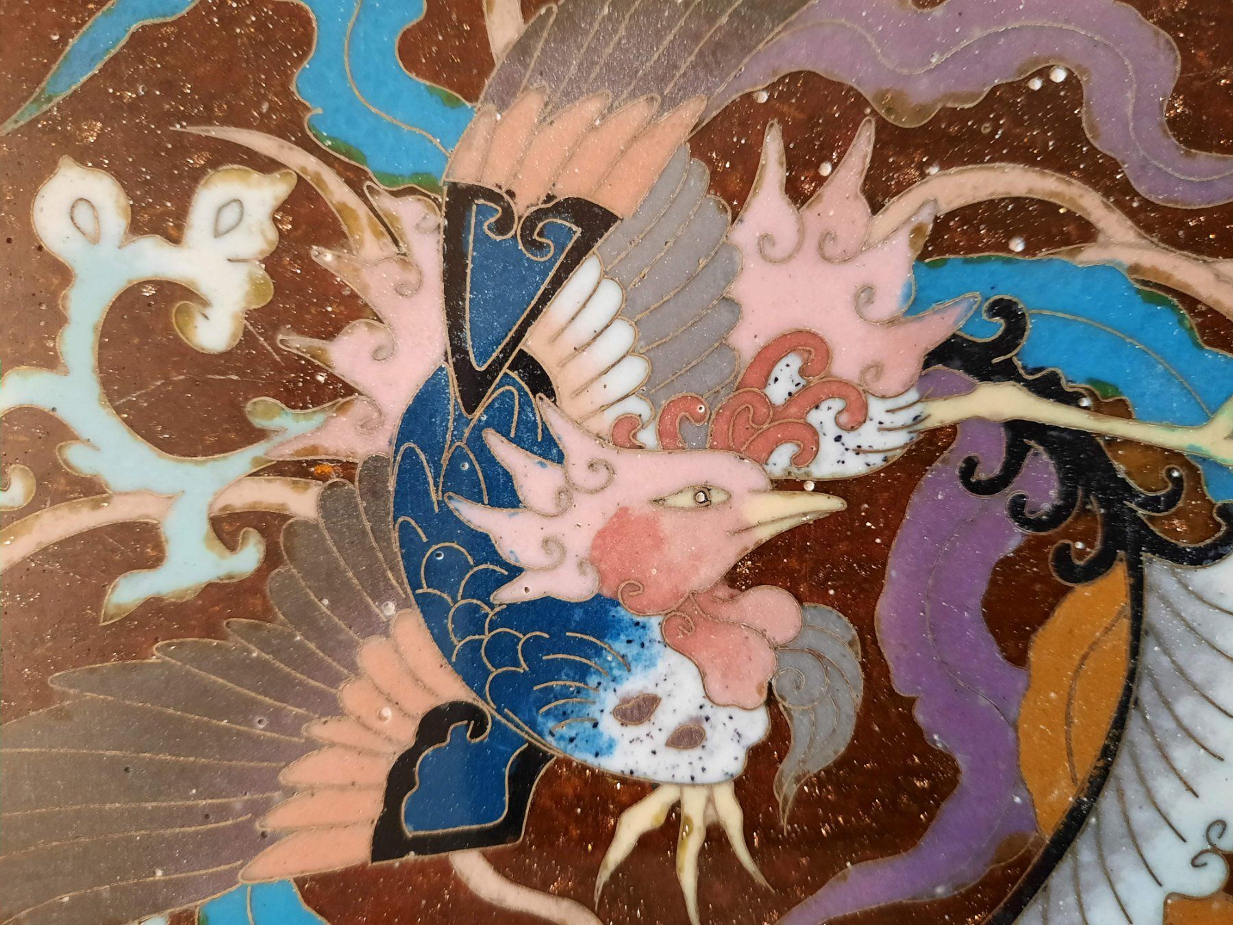 Piatti: wunderschöner Cloisonné-Teller – Usato da Thun venduto da Norsi21 2