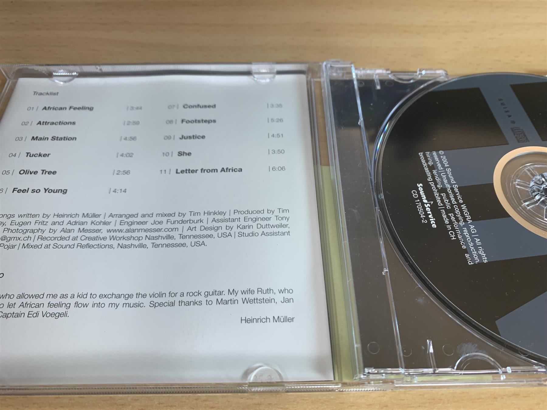 CD: Heinrich Müller – Footsteps – Usato da Rikon im Tösstal venduto da Alpenmutz 2
