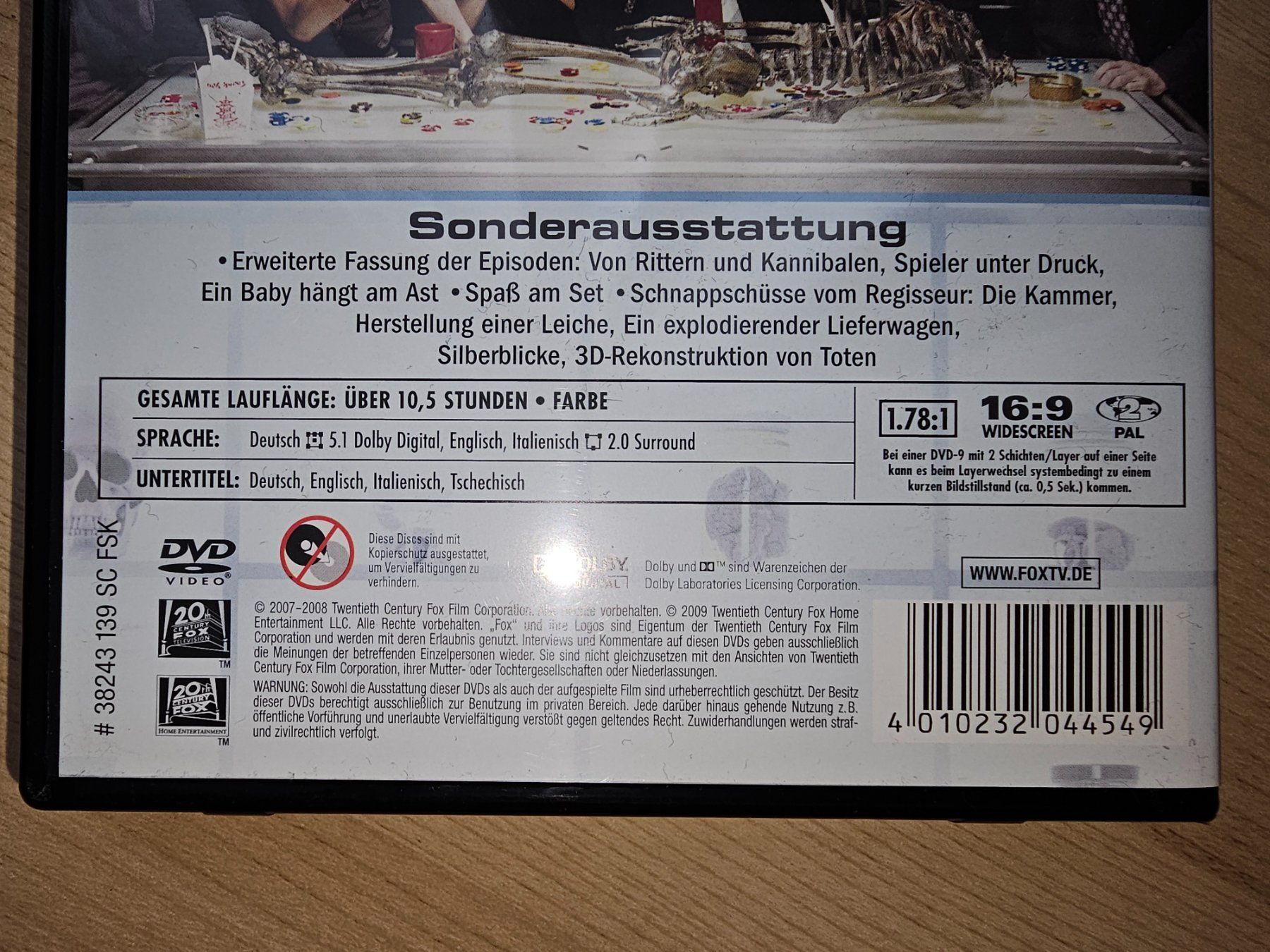 Tutti i DVDs: BONES TV SERIE - STAFFEL 1-8 – Usato da Niedergösgen venduto da rex_5013 4