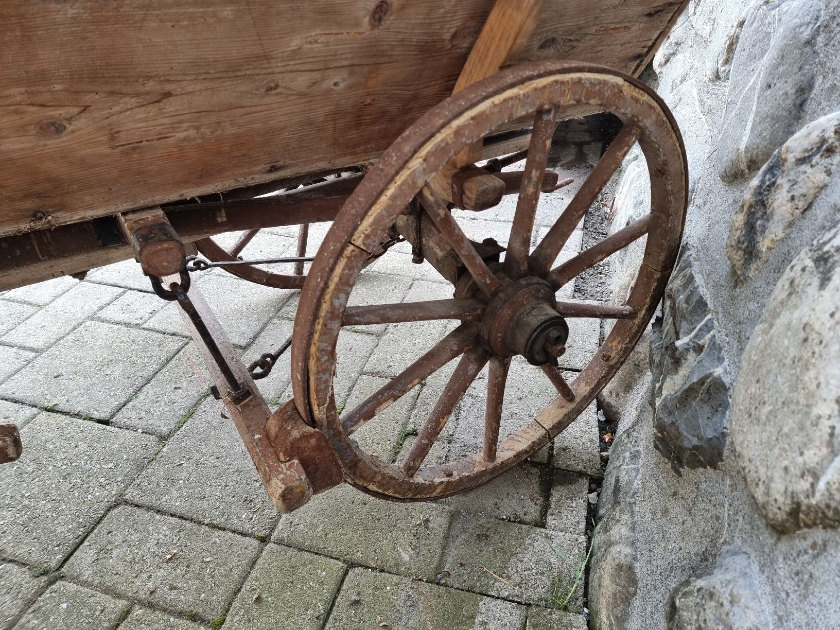 Articoli in legno: Handwagen aus Holz – Usato da Jenaz venduto da dursch 2