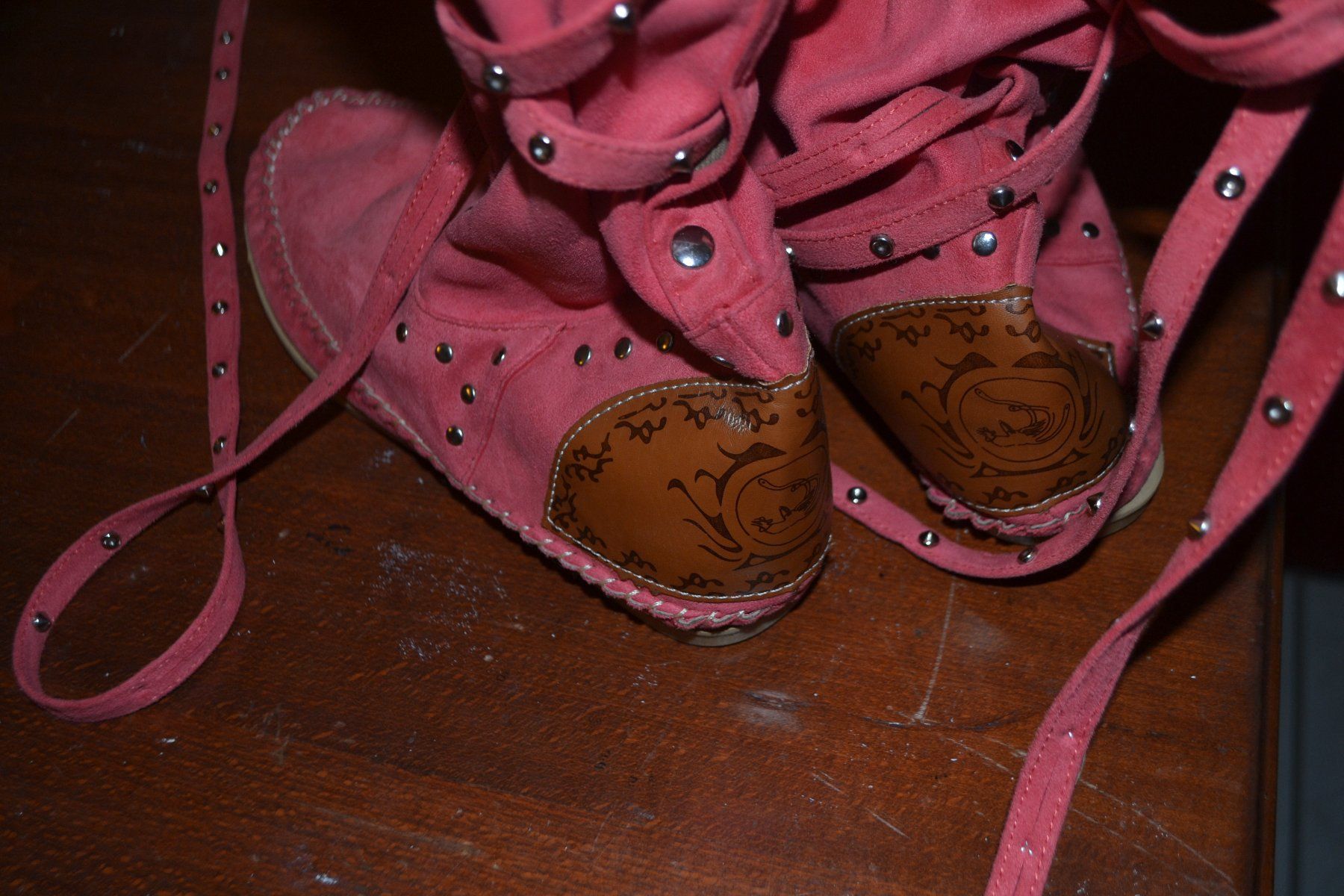 Scarpe da donna: Stiefel Rosa (3mal getragen) – Usato da Laupen ZH venduto da chefdom 3