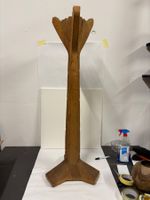 Gr. anthroposophischer Lampenfuss od. Kerzenständer aus Holz