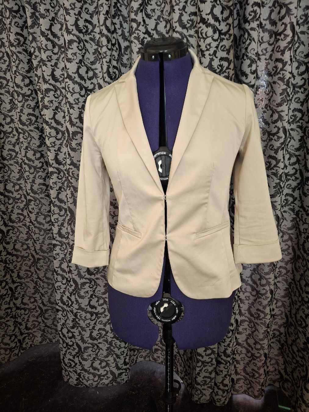 Hallhuber Giacche: Hallhuber Basic Blazer beige Grösse 38 Organic Cotton – Usato da Füllinsdorf venduto da DeGyMe