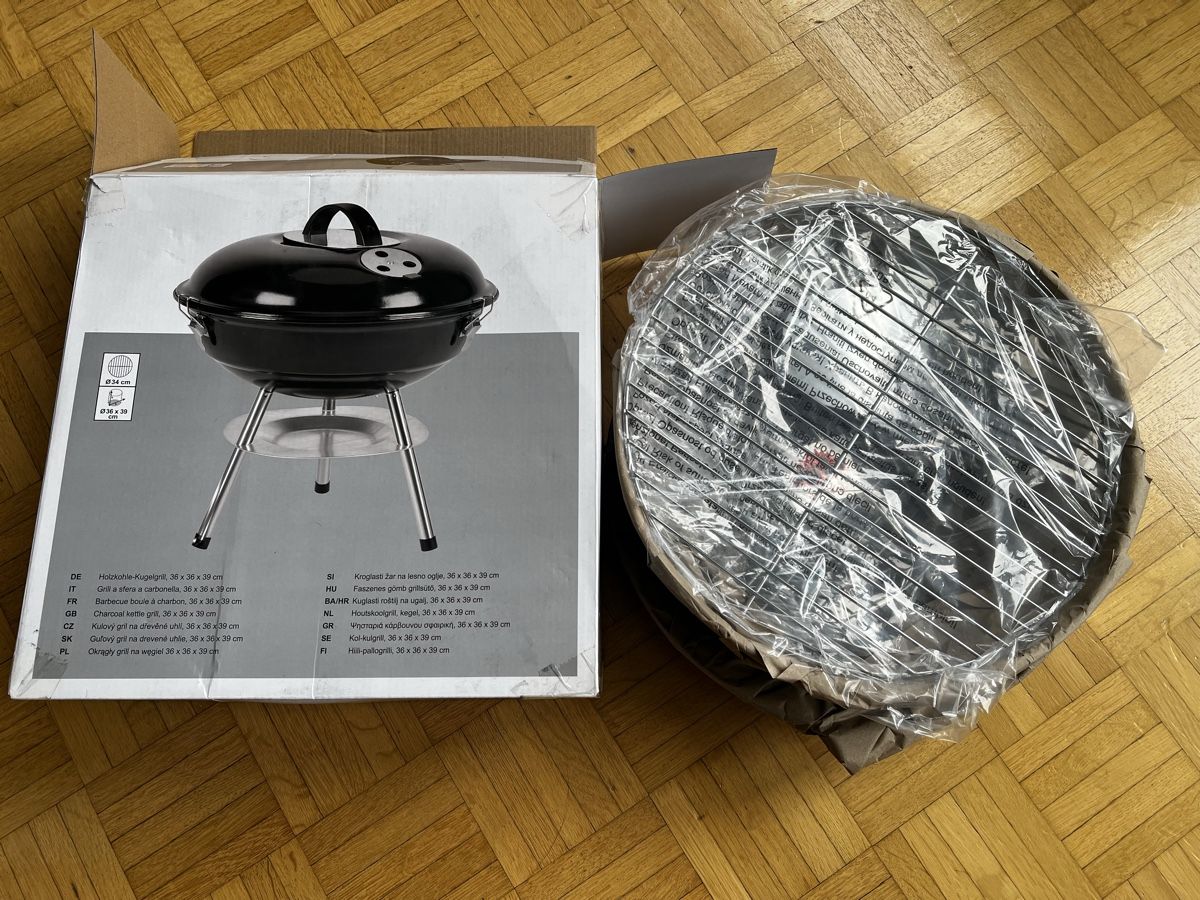 Griglie: New Charcoal BBQ Grill - 34cm Diameter – Nuovo e nell'imballaggio originale da Basel venduto da EAC_iv 3
