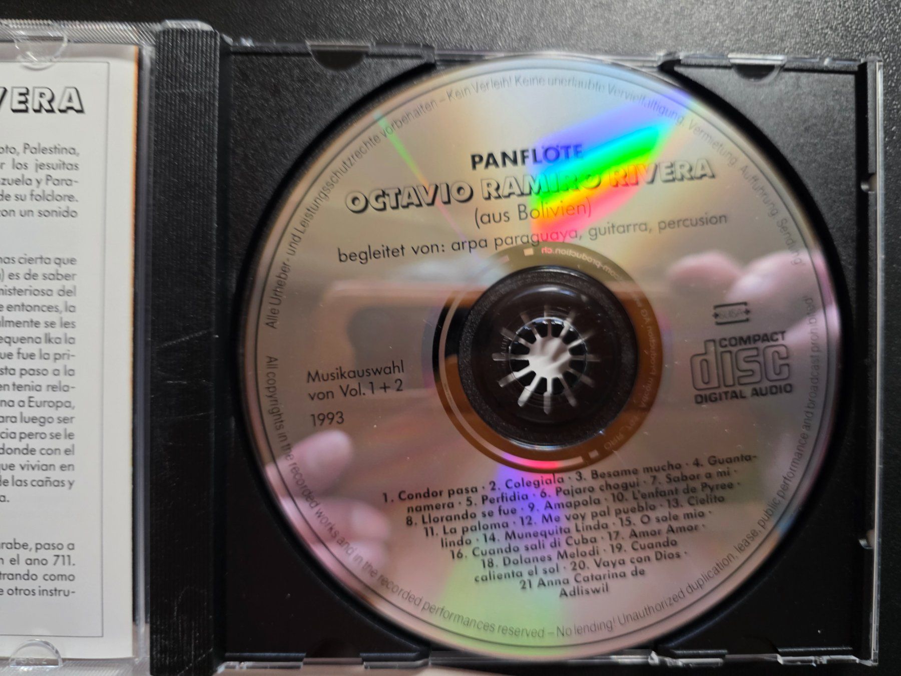 CDs: Musik CD - Octavio Ramiro Rivera Panflöte – Gebraucht aus Walterswil BE von Lonitti 3