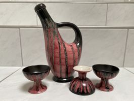 Keramik, Vintage, Ziegler Schaffhausen.Schnapsflasche.