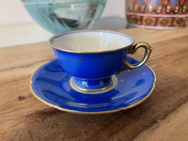 Seltene Langenthal Espresso Tasse Jg.1936 Unterteller Jg1938