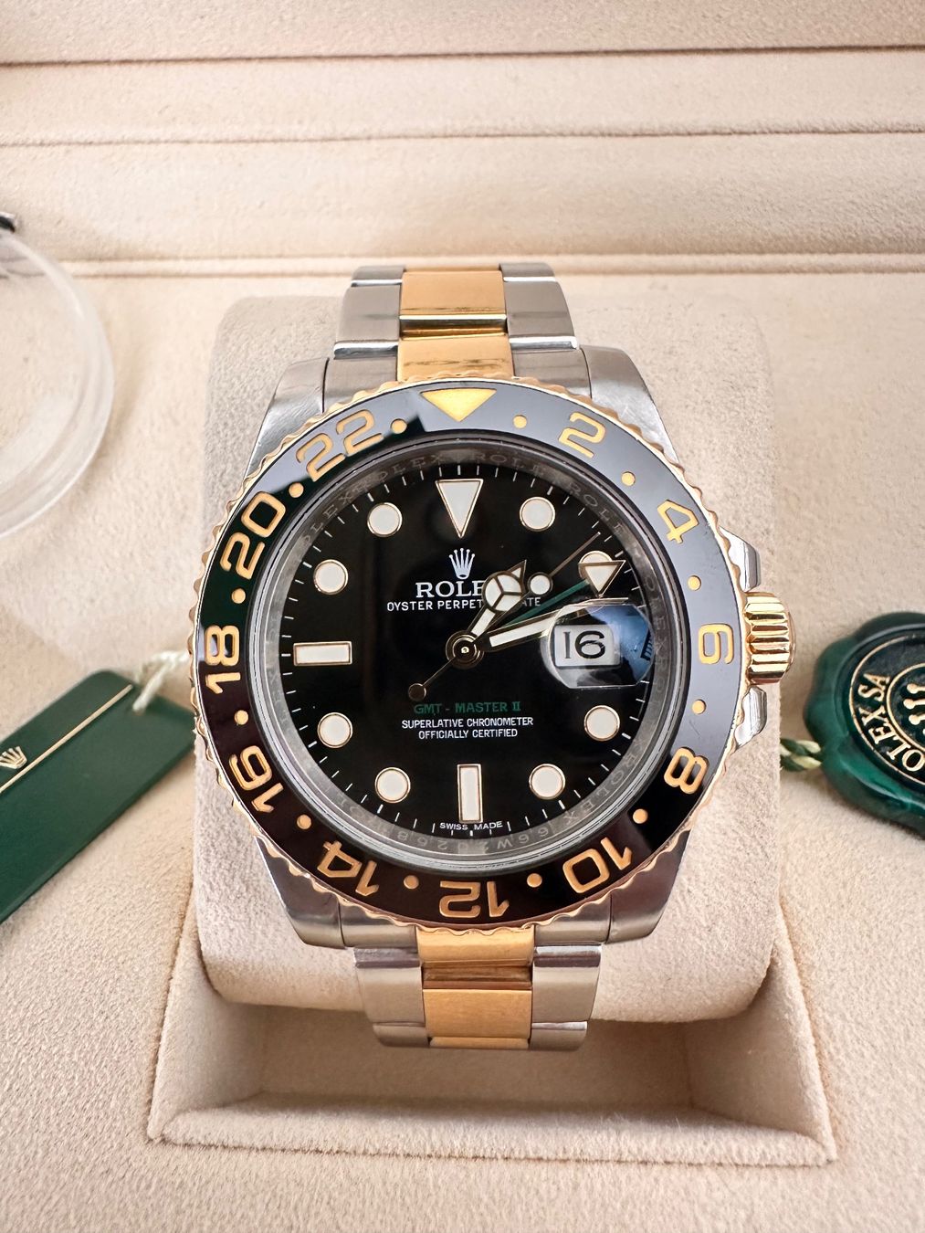 Rolex Orologi: Rolex GMT Master II - Ref. 116713LN – Usato da Genève venduto da SovereignWatch 1