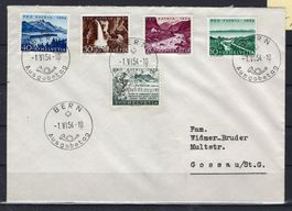 1954 Pro Patria Satzbrief ET.    16012