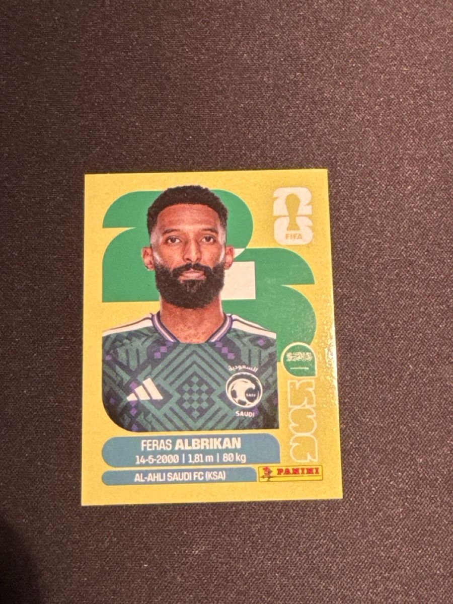 Panini Carte collezionabili: Feras Albrikan - KSA 18 – Nuovo (secondo la descrizione) da Thun venduto da lesterbro_10