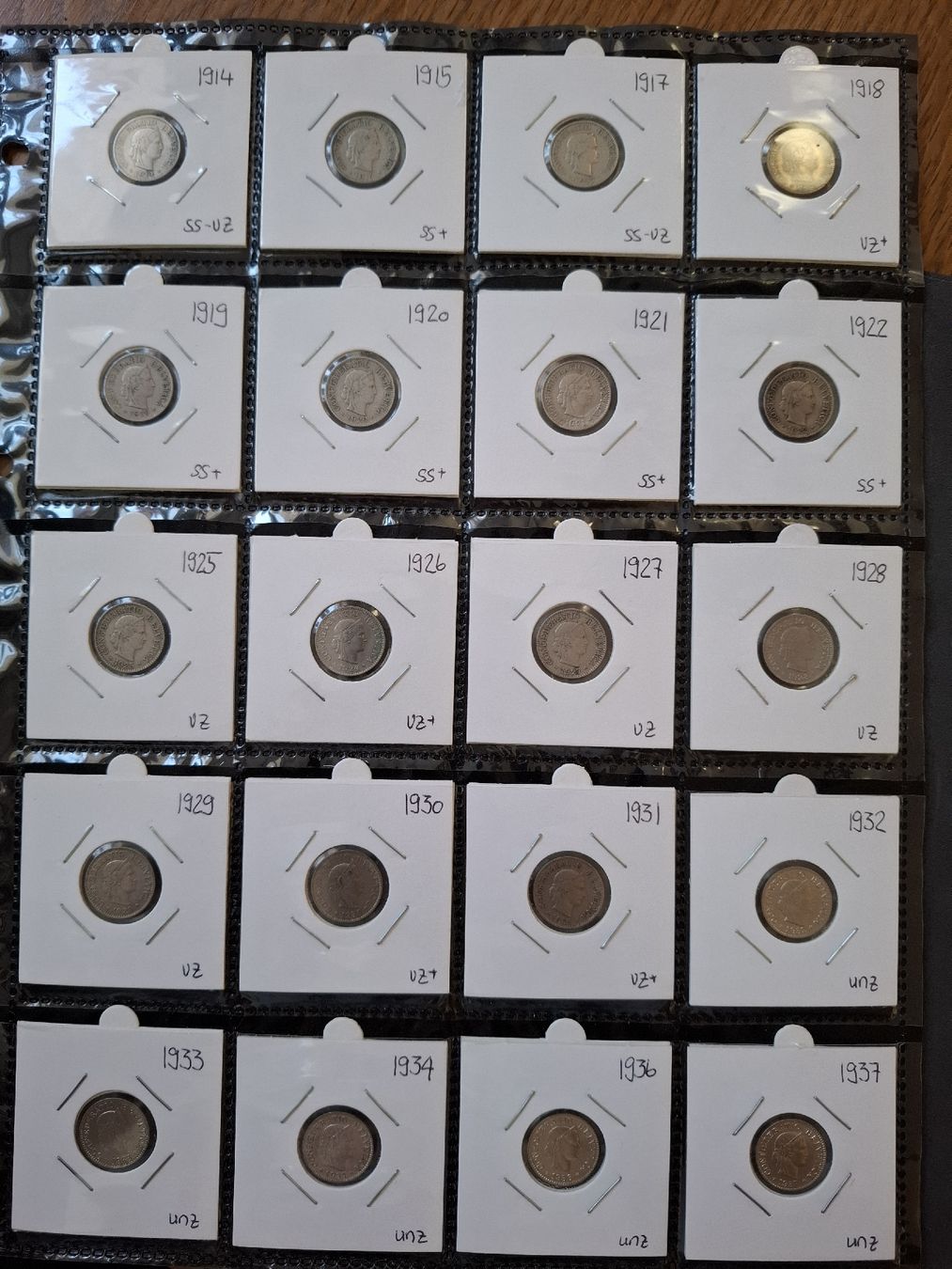 Alle Münzen: 5 Rappen Sammlung nr.40 – Gebraucht aus Hunzenschwil von Hardrock6 2