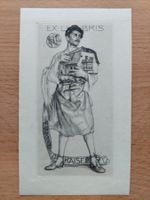 Exlibris Alfred Cossmann - Original Kupferstich