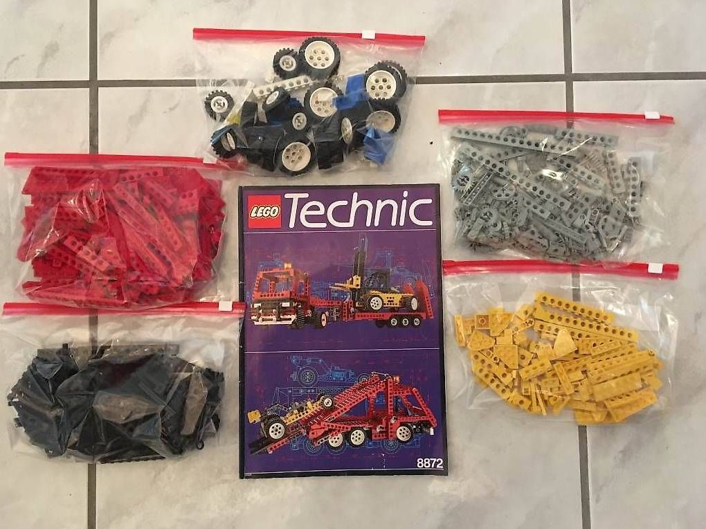 Lego Kit di costruzioni: Lego Technic Hubstaplertransporter 8872 mit OBA – Usato da Willerzell venduto da Eluchs 1