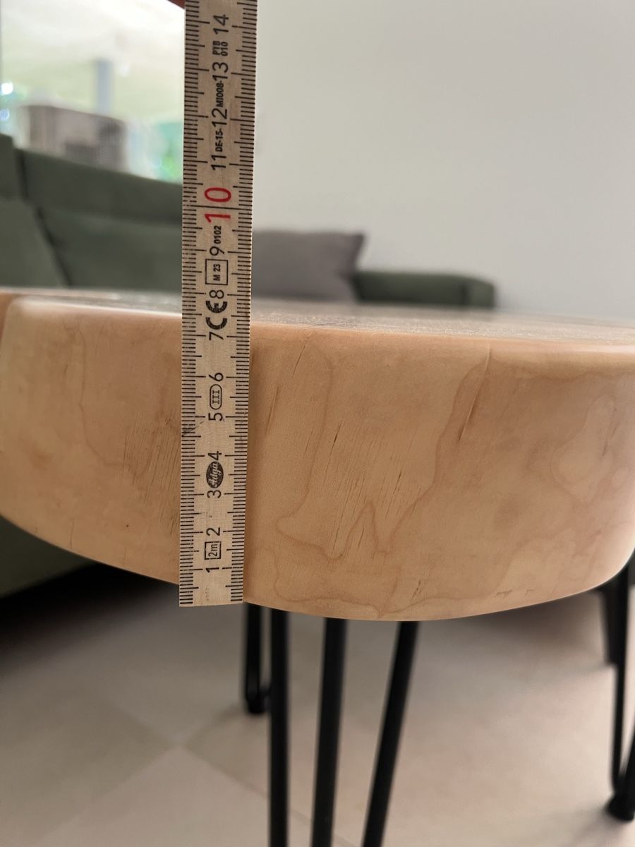 Tavoli: Unique handcrafted acacia table – Nuovo e nell'imballaggio originale da Corsier GE venduto da Karol_save_planet 6