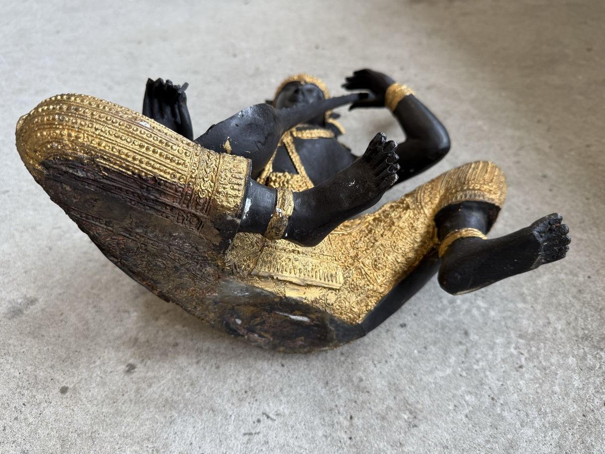 Statuette: Thailändische Buddha/Tempelwächter – Usato da Zürich venduto da daki81 2