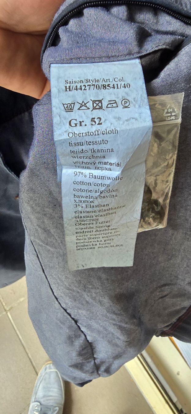 Camel Giacche: CAMEL active Sakko Jacket Gr. 52 dunkelblau – Usato da Basel venduto da Jcva 5