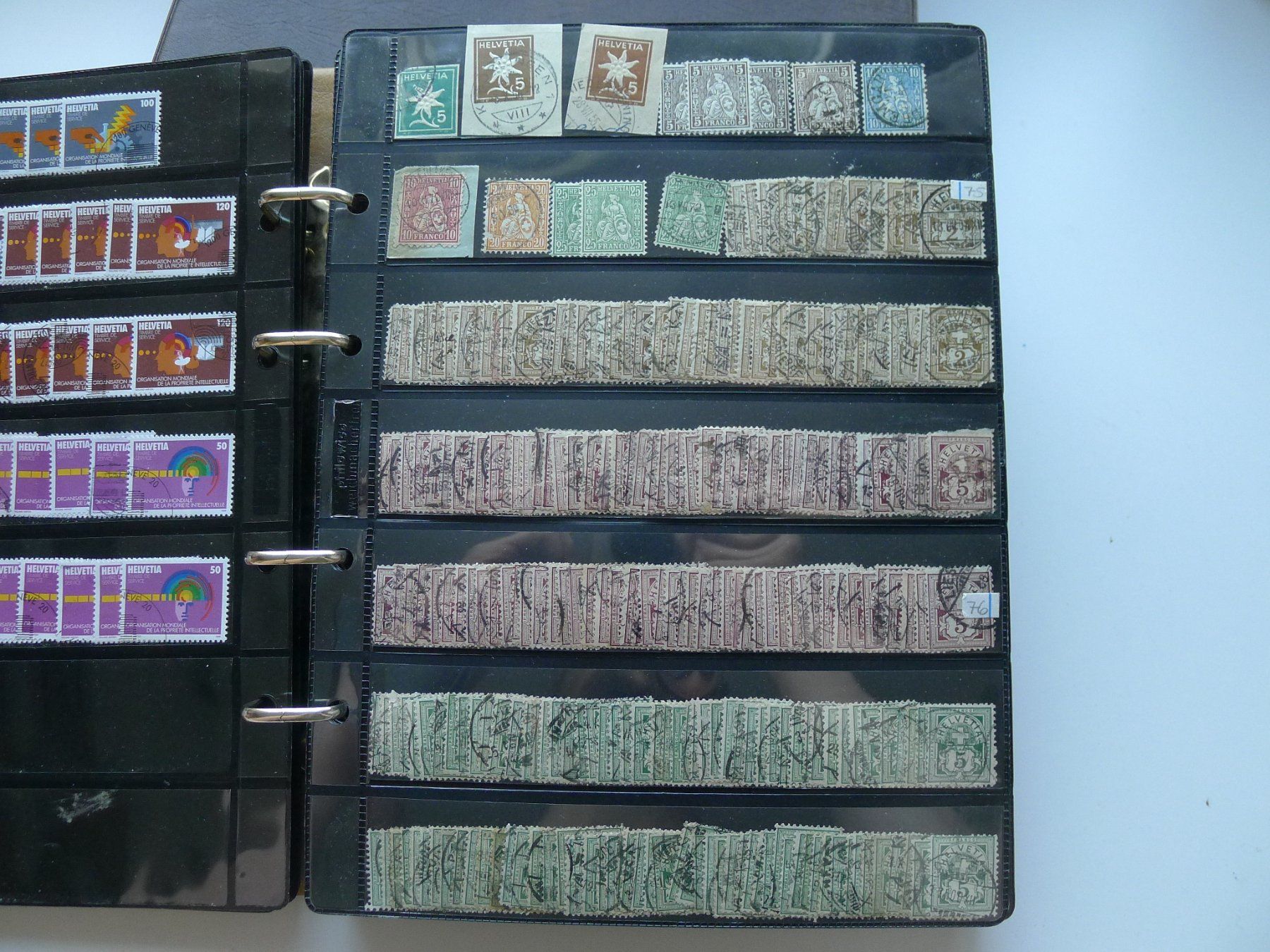 Tutti i francobolli: Lageralbum mit schweizer Briefmarken 61 Bildern – Usato da Dagmersellen venduto da q1w2e3r4 1