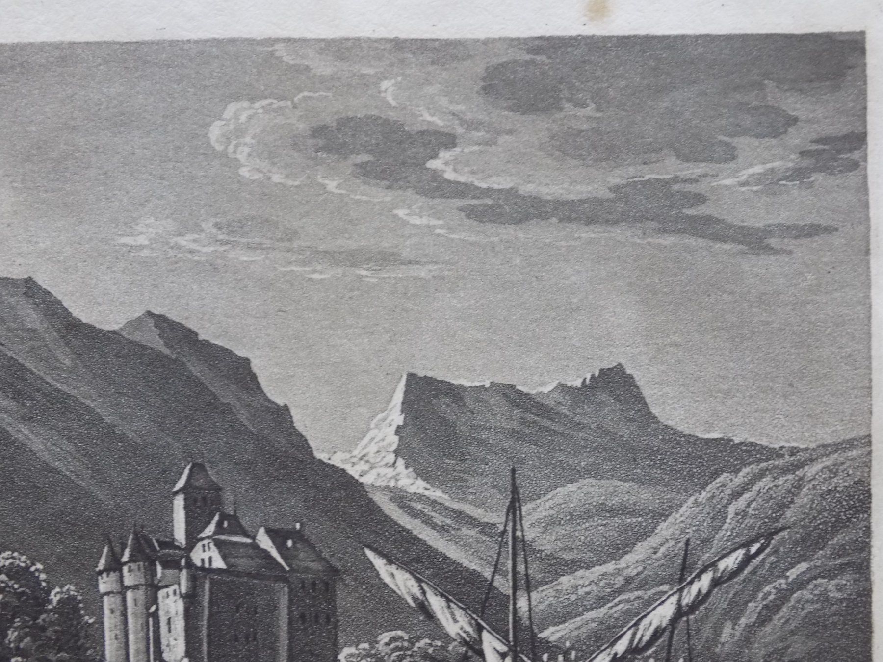 Incisioni: Schloss Chillon le château – Usato da Risch venduto da Rischli15 6