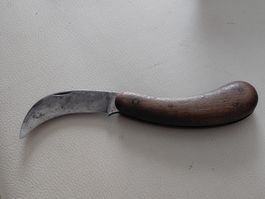 Gärtnermesser Oskar Schifter Bautzen 12 cm gebraucht