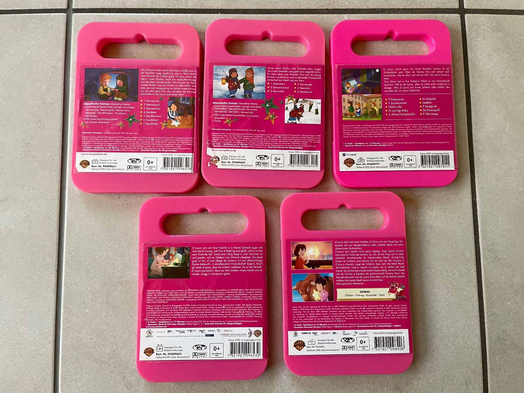 Tutti i DVDs: 5 DVD Lauras Stern – Usato da Cham venduto da 2eye 1