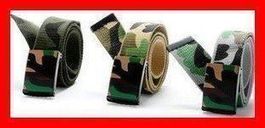 Camouflage Gürtel 120 cm Militär TYP 2 Armee Army Grün Belt