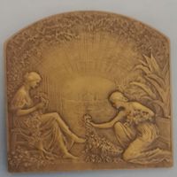Antikes Bronze Relief