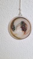 Glasscheibe, weiss & farbig, handgemacht