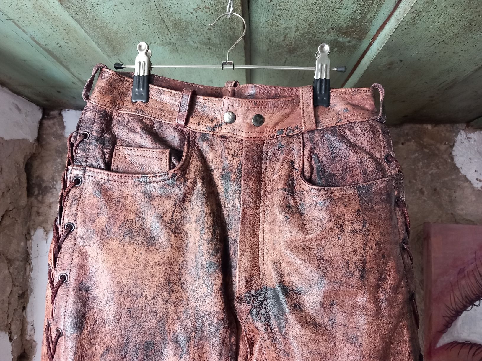 Pantaloni: Vintage Lederhose Grösse 48 – Usato da Hochwald venduto da motowear-secondhand 1