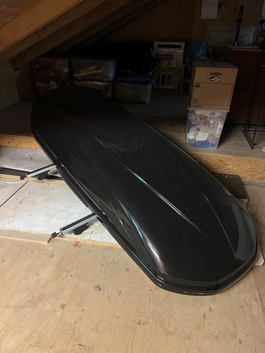 Thule Box da tetto: Dachbox Thule XL,  schwarz mit Dachträger Mitsubishi – Usato da Embrach venduto da jackkuba