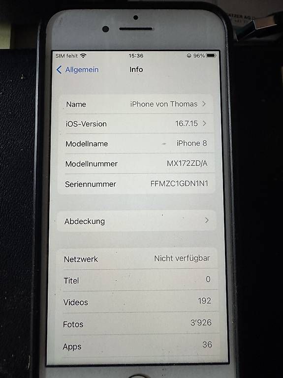 Handys / Smartphones: IPhone 8 – Gebraucht aus Wengi b. Frutigen von Tomaeg0 1
