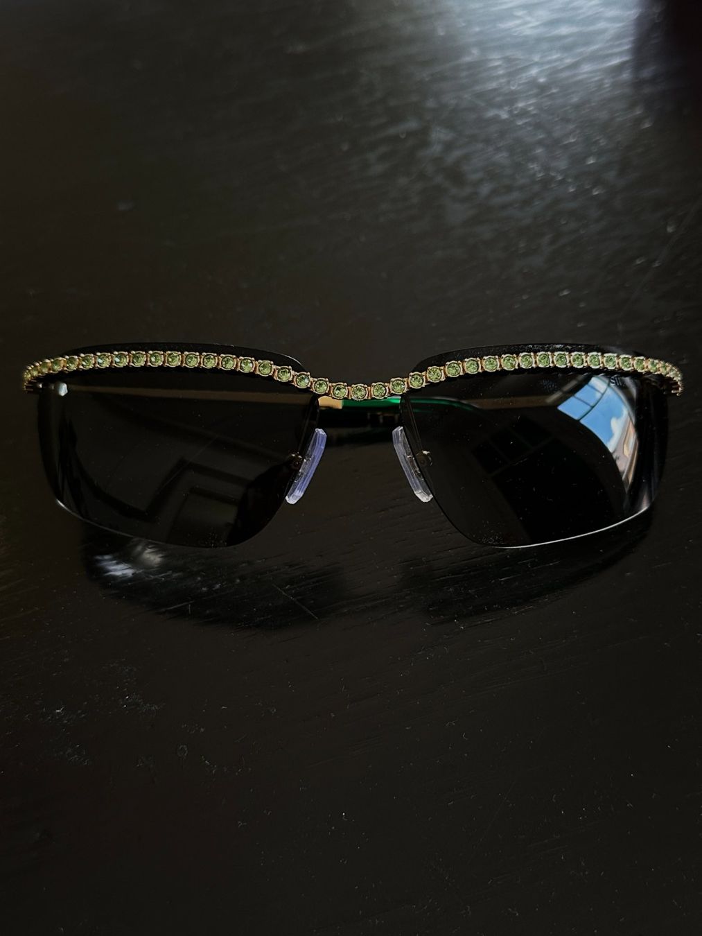 Occhiali & Lenti: Swarovski Sonnebrille mit Kristallen – Nuovo (secondo la descrizione) da Zürich venduto da lixius 1