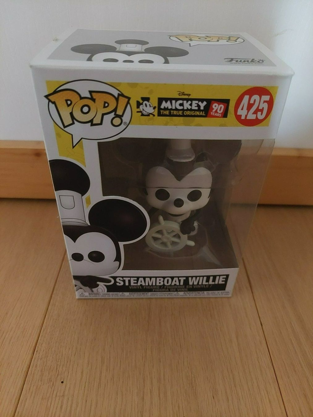 Funko Statuette: Funko POP 425 Steamboat willie – Nuovo e nell'imballaggio originale da Davesco-Soragno venduto da Mr.No